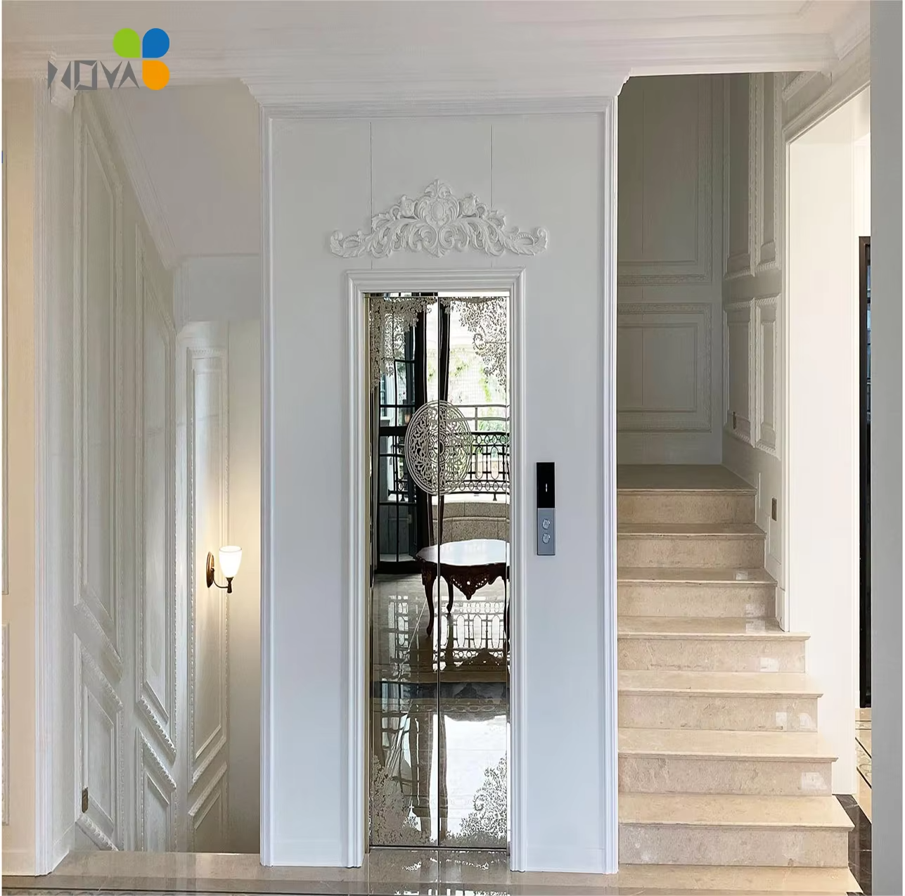 VTEV106 Ascensores Elevadores Kiváló minőségű villalift lakáskorszerűsítéshez
