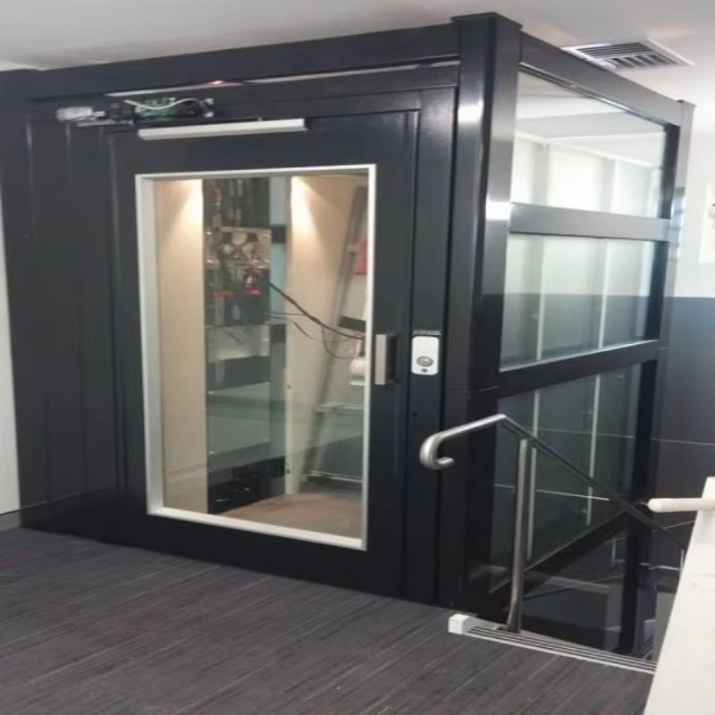 VTEV109 Ascensores Elevadores Stílusos üvegvilla-lift duplex magánlakáshoz