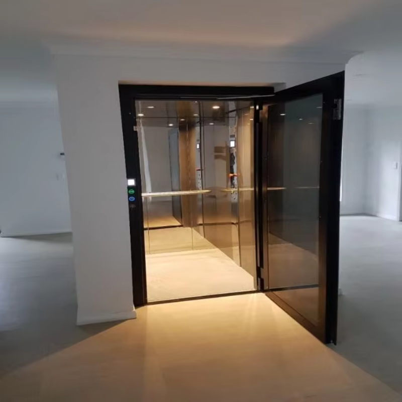 VTEV109 Ascensores Elevadores Stílusos üvegvilla-lift duplex magánlakáshoz