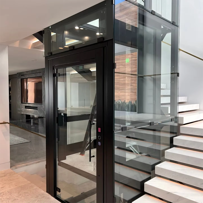 VTEO101 Ascensores Stílusos megfigyelőlift luxuslakásokhoz és irodaházakhoz