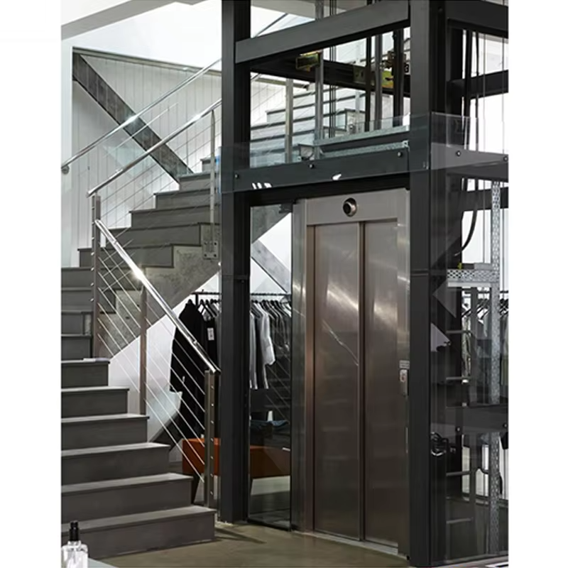 VTEV104 Ascensores Elevadores luxus rozsdamentes acél villalift családi használatra