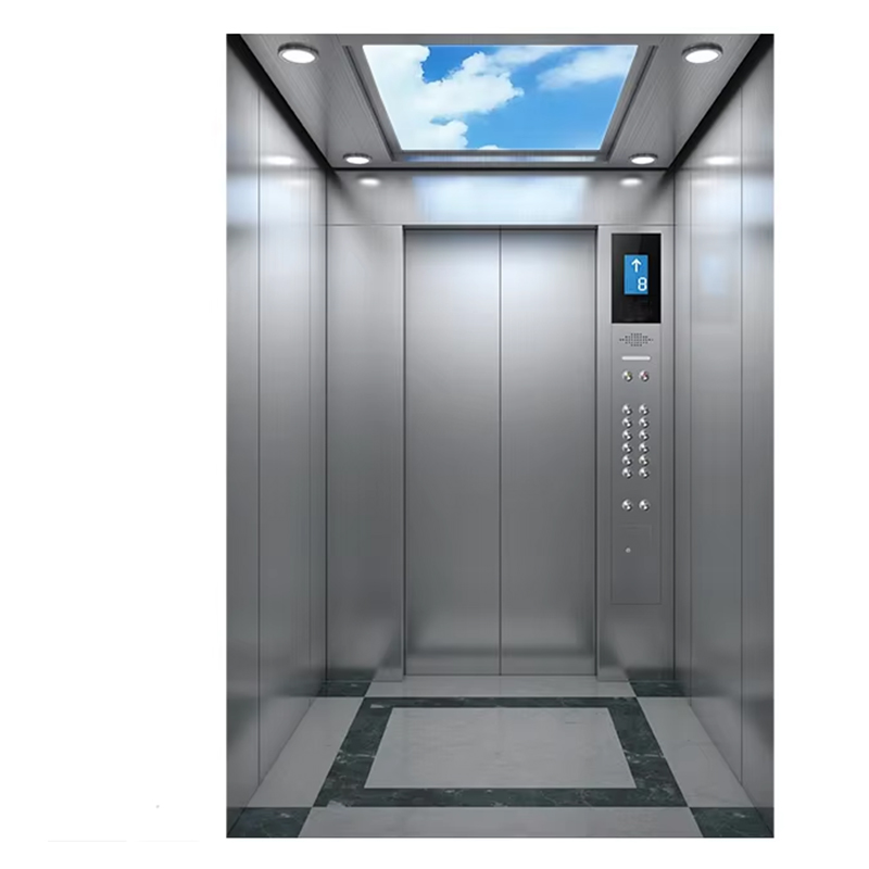 VTEP120 lakossági villa személylift panorámás üveg rozsdamentes acél szerkezet biztonsági jellemzők nagy kapacitás