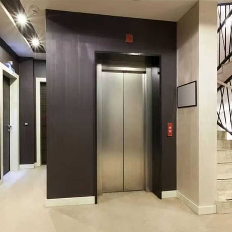 VTEP124 kínai márka modern személylift gyártó, nagy teljesítményű lift szállodai használatú PVC padló rozsdamentes acél váltóáramú meghajtó