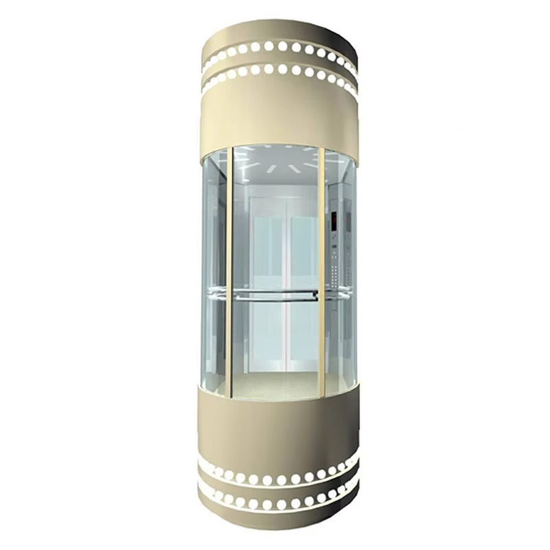 VTEO103 Ascensores luxus megfigyelő lift panorámás üvegkialakítással kereskedelmi épületekhez
