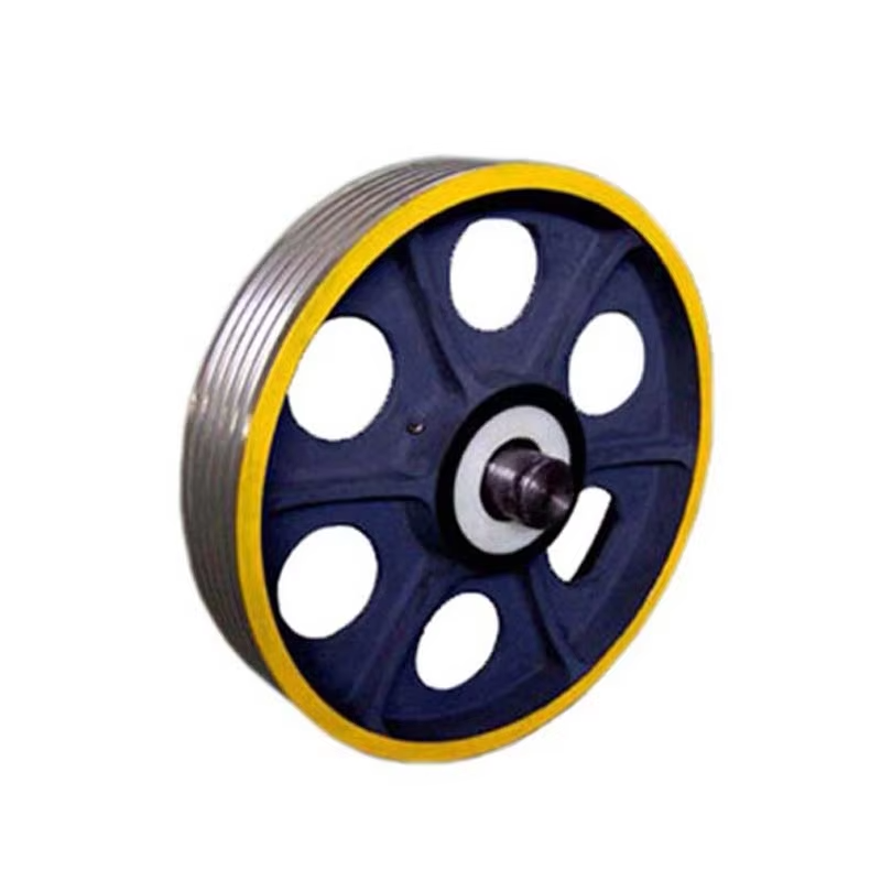 VTSP272 felvonó öntöttvas tárcsa felvonó vontatótárcsa, terelőkerék kereskedelmi felvonókhoz