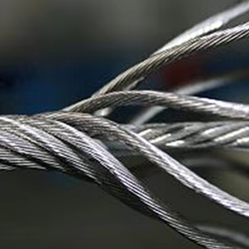 VTSP263 kínai gyári 11 mm-es nagy szakítószilárdságú hőálló rozsdamentes horganyzott felvonó acél drótkötél