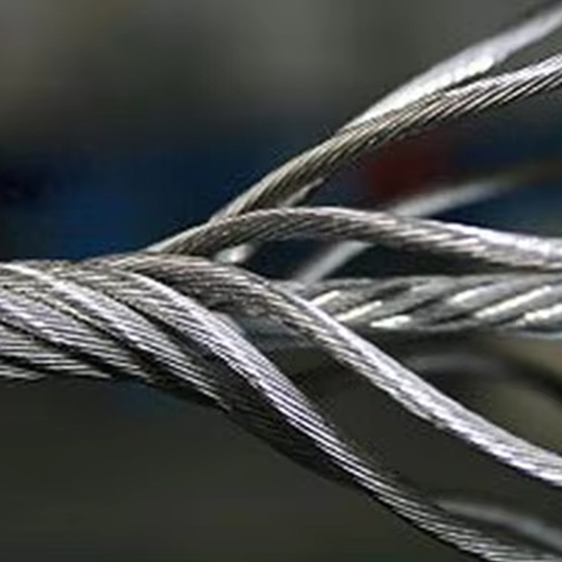 VTSP265 acél rozsdamentes 12 mm-es felvonó vontatási rendszer utasfelvonó acél drótkötél