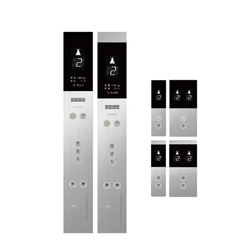 VTSP345 gyári ár Modern kialakítású rozsdamentes acél felvonóajtó panel lift gombbal falra szerelhető COP LOP