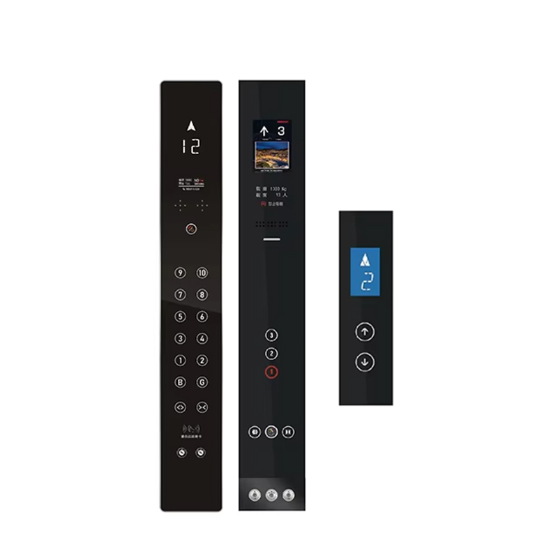 VTSP345 gyári ár Modern kialakítású rozsdamentes acél felvonóajtó panel lift gombbal falra szerelhető COP LOP